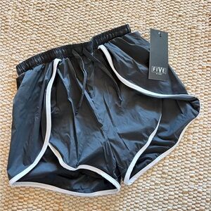 FIVE the label dancewear girl black and White dance Shorts flutter shorts nwt